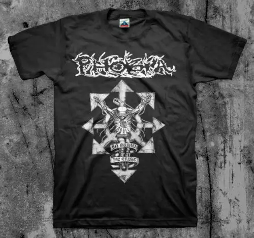 Футболка с надписью In Grind We Crust' (Wormrot Napalm Insect Warfare Magrudergrind) хит лета 2019 Мужская