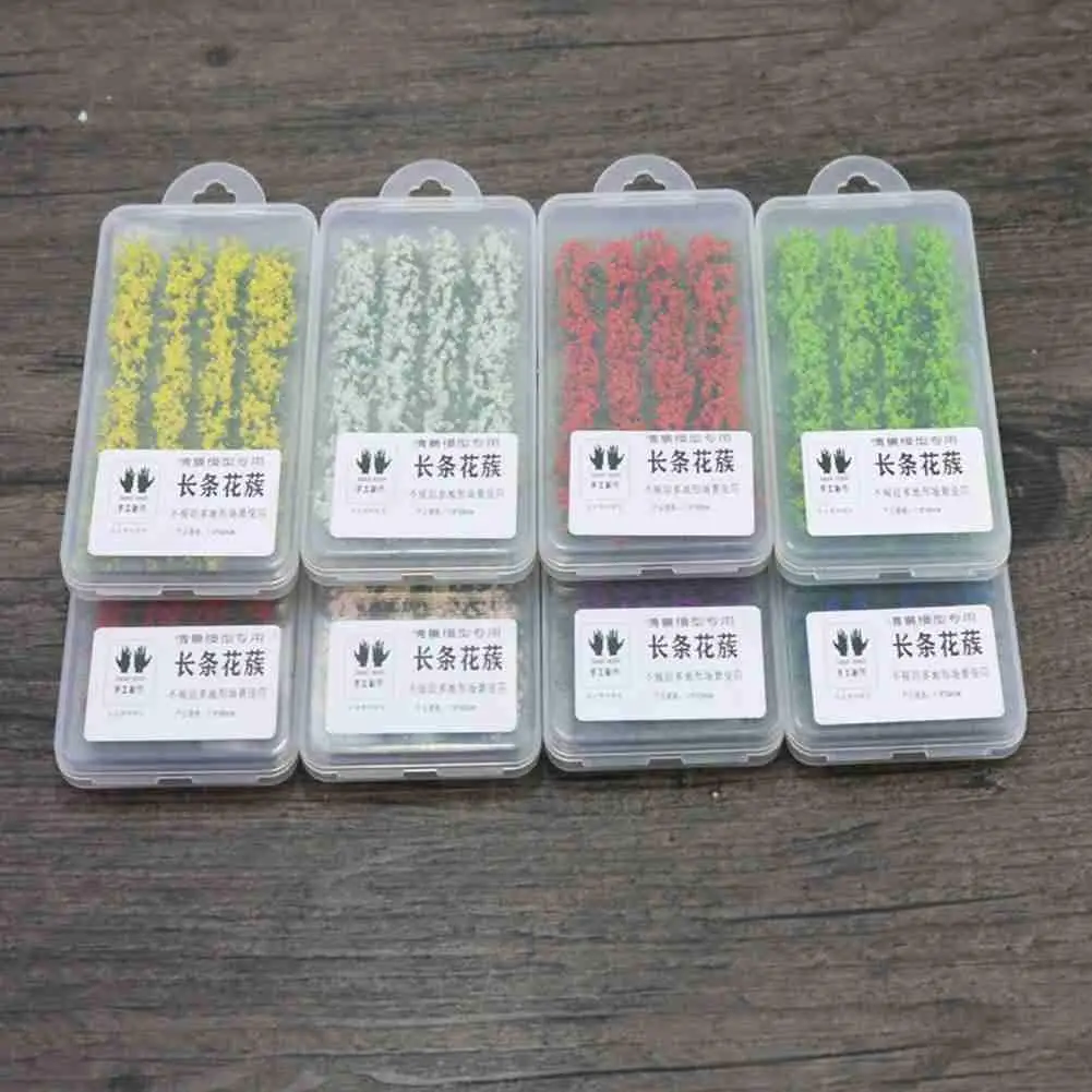 

Simulation Flower Series Long Strip Flower Bushes Vegetation Scene Model Hot Needles Production DIY Flower Materials Sale I3V5