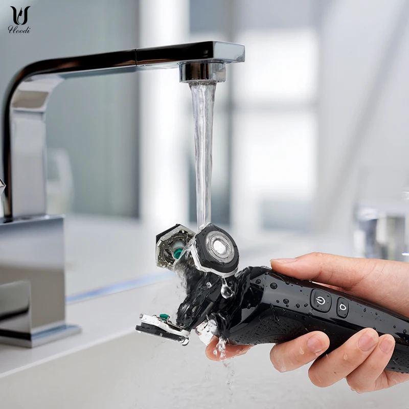 Бритва Электрическая аккумуляторная для мужчин устройство сухого и влажного