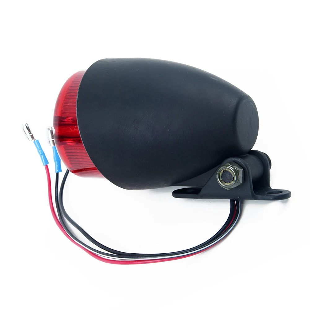 

Motorcycle Tail Light Brake Aluminum Alloy 38mm Black Housing Running Rear