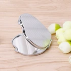 Портативное зеркало из нержавеющей стали разных форм, 1 шт.
