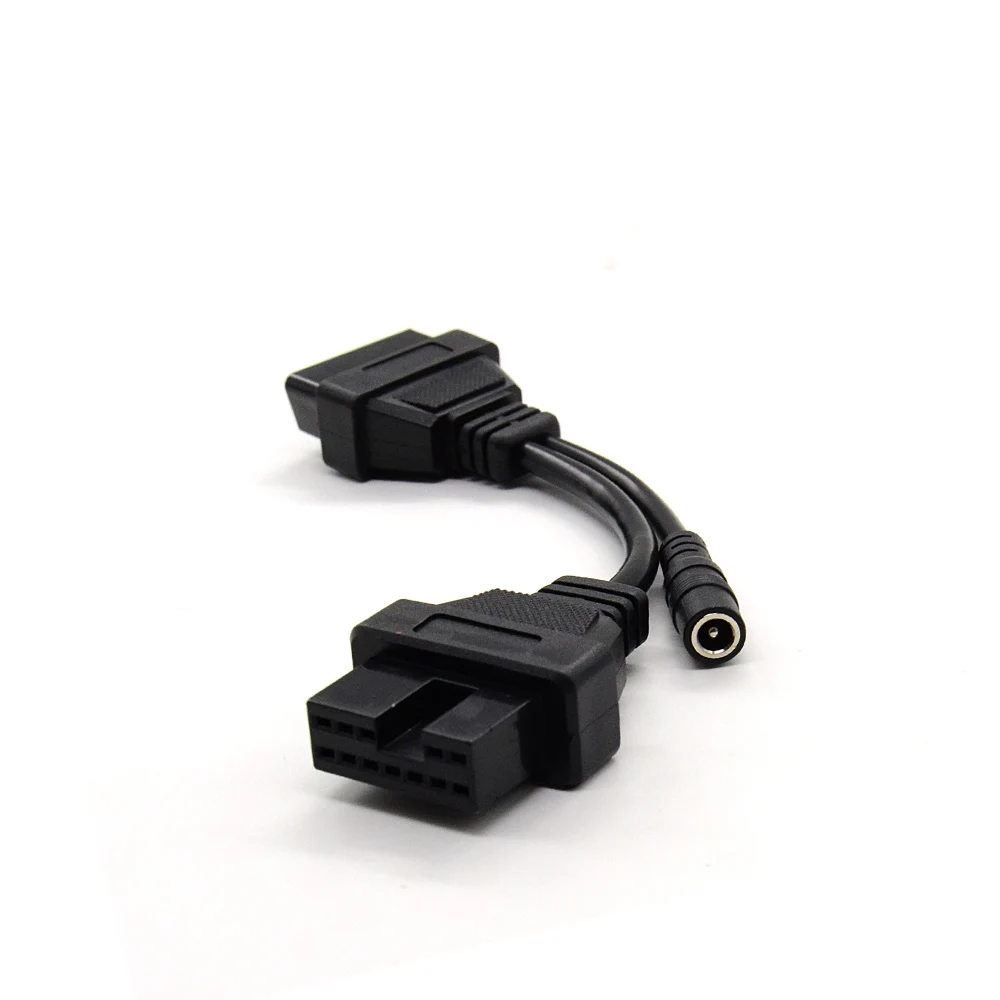 2021 Новый 16 Pin Obd2 мужчина к 12PIN Порты и разъёмы Разъем Адаптера OBDII 16pin для 12pin OBD