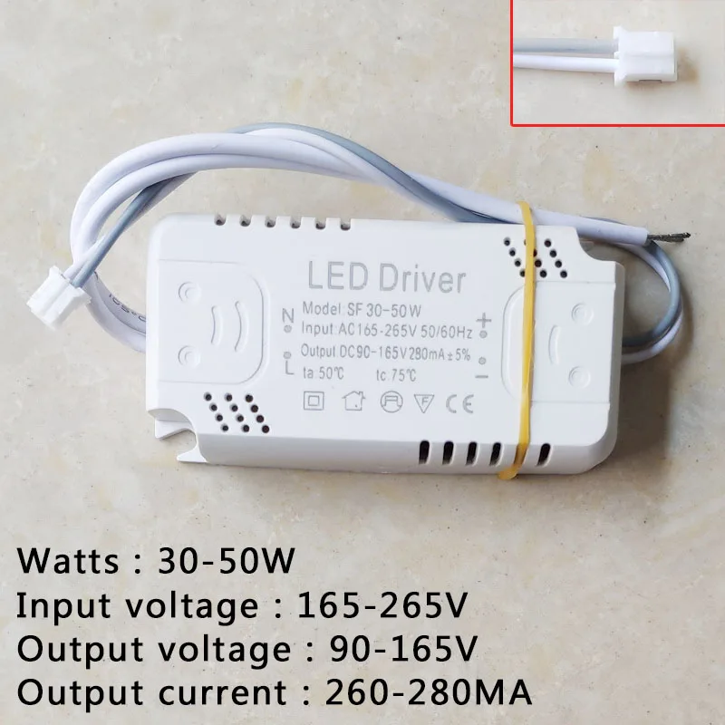 

LED драйвер для светильников AC165-265V 8-80Вт