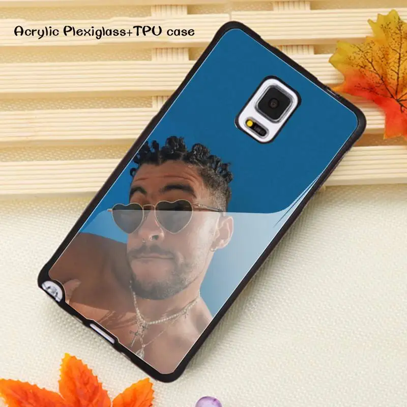 

Bad Bunny El Conejo Malo Phone Case Acrylic Plexiglass TPU For Samsung Note20 10 9 8 7 5 Pro ULTRA