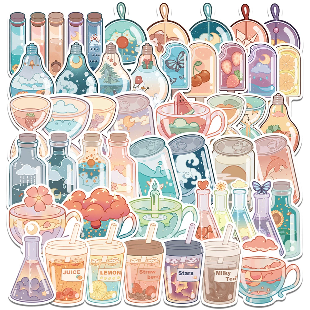 

10/30/50 шт., водостойкие наклейки на стаканы для гадания