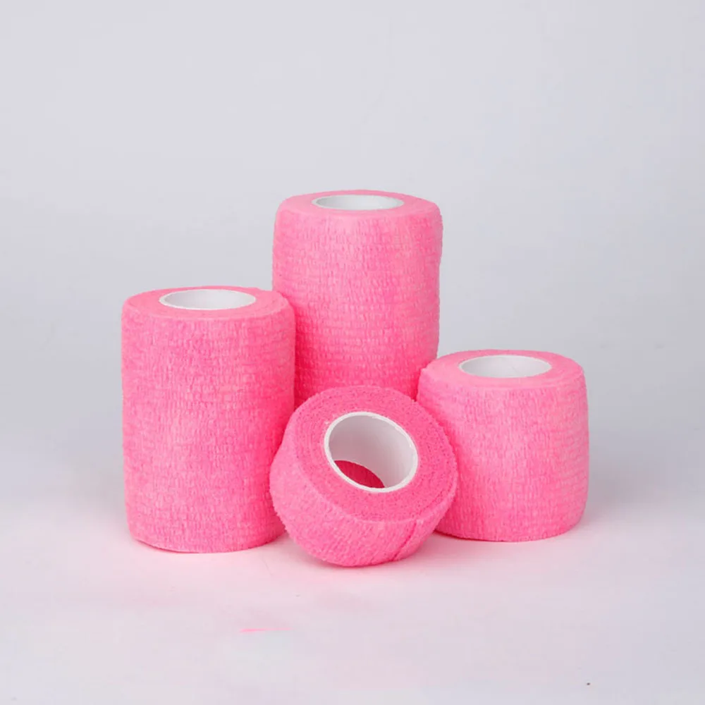 20Pcs 5cm x 4.5m Disposable Bandage Tattoo Sport Wrap Tape Self Adhesive Elastic Bandage Tape Tattoo Accessories
