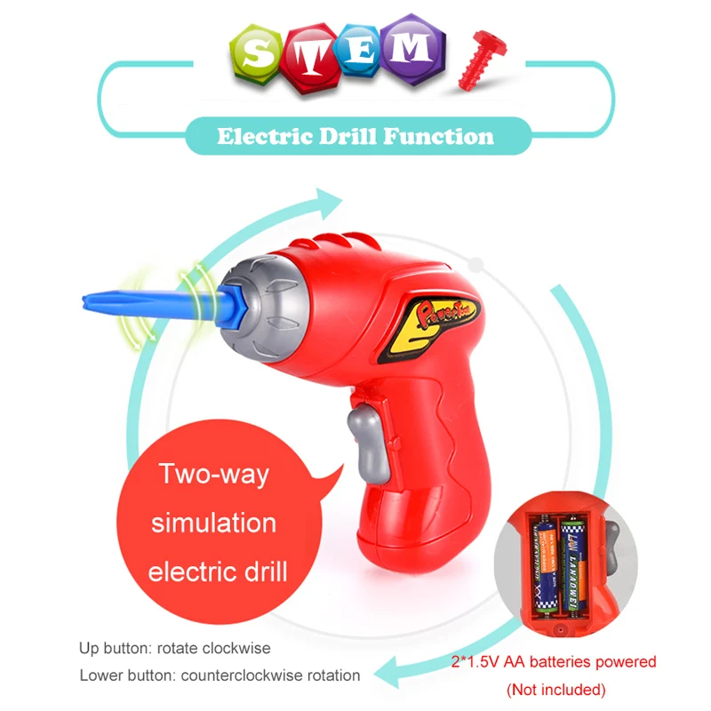 Игрушка &quotсделай сам&quot для детей 3D пазл игрушки электрическая дрель винт группа
