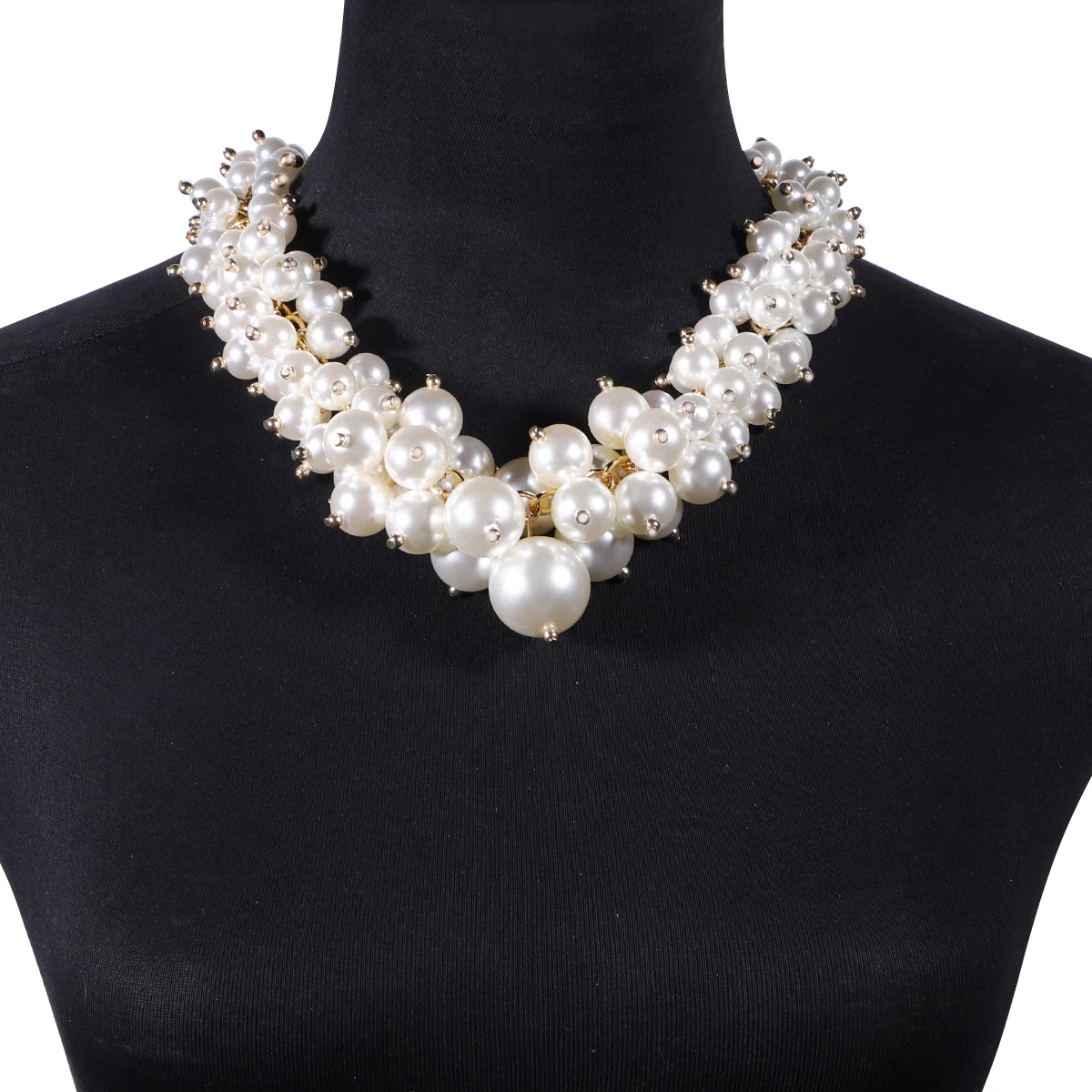 

Ожерелье Girlgo с цепочкой до ключиц и искусственным жемчугом, изысканная Модная бижутерия в Корейском стиле, бижутерия, оптовая продажа