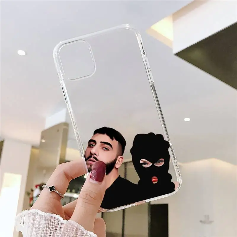 

Capital Bra German rapper Phone Case Transparent soft For iphone 5 5s 5c se 6 6s 7 8 11 12 plus mini x xs xr pro max