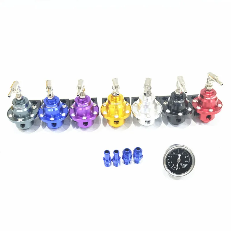 Универсальный Регулируемый Алюминиевый Регулятор давления топлива 6 цветов