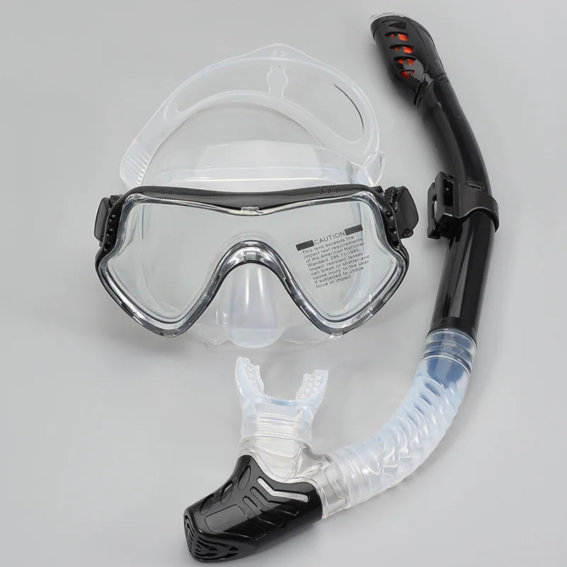 

Professional Scuba Diving Mask Set Anti Fog Goggles with Snorkel Glasses Tube Adjustable Strap for Women Men Adult Swimming Mask