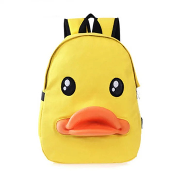 

Backpack Canvas Cute Style Rubber Cartoon Ducky Pattern Backpack Fashion Backpack Delicate Backpack Child High Quality 47