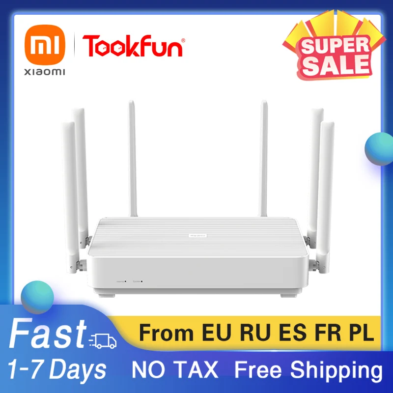 Беспроводной маршрутизатор Xiaomi Mi Redmi AX6 Wi-Fi 6 Mesh сетевая VPN 512 МБ полная гигабитная