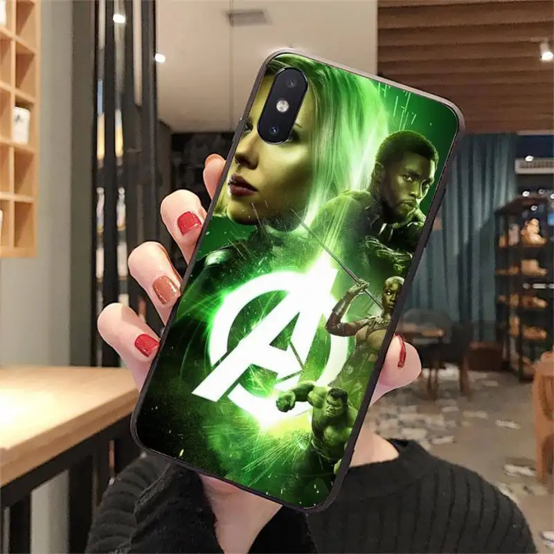 Marvel Phone Case For IPhone 11 Pro XS MAX 8 7 6 6S Plus X 5 5S SE XR | Мобильные телефоны и аксессуары