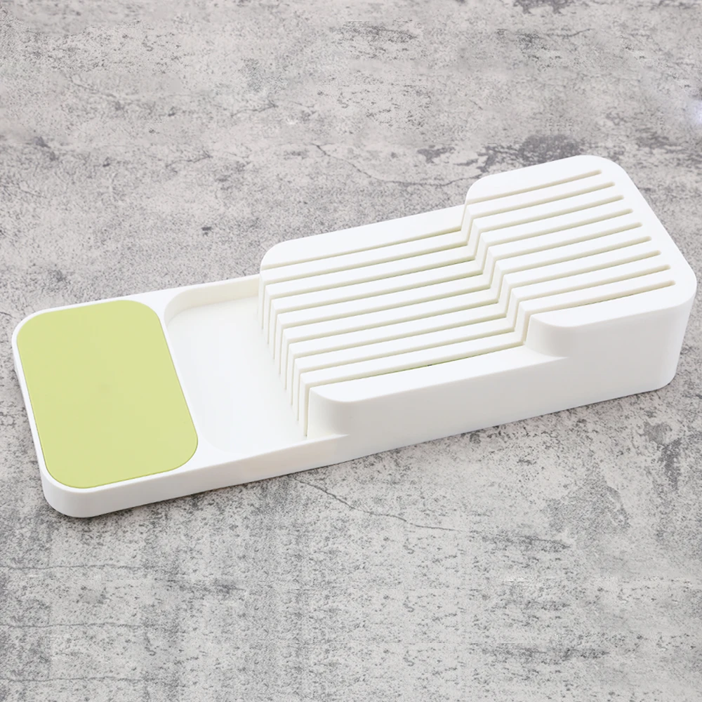

In-drawer Design Kitchen Knives Block Organizer Tray Cutlery Storage Box Kitchen Knives Cutlery Tools Drawer Style Knife Holder