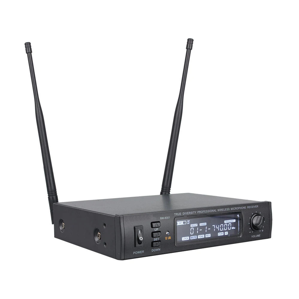 Беспроводной микрофон UHF один для сцены прямых трансляций конференц зала караоке