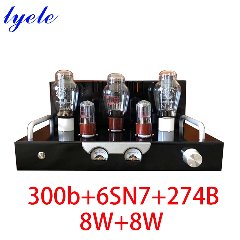 

Комплект вакуумных ламповых усилителей Lyele Audio 300b, Hi-Fi усилитель класса А для самостоятельной сборки, 8 Вт + 8 Вт, счетчик Vu, высокая мощность 2 (2...