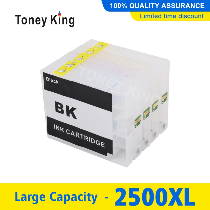 

Toney King PGI 2500 чернильный картридж для Canon MAXIFY IB4050 Ib4150 MB5050 MB5150 MB5350 MB5450 заправляемые чернильные картриджи