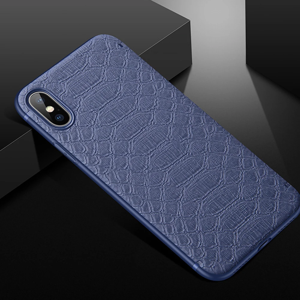 Retro Crocodile Leather Magnetic Phone Cases For iPhone X XR XS Max 7 8 Plus PU Protective Skin Soft Cover Built-in Magnet Case |