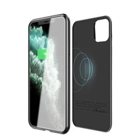 popular magnetic qi charging case 5000mah black battery case power case for iphone 11