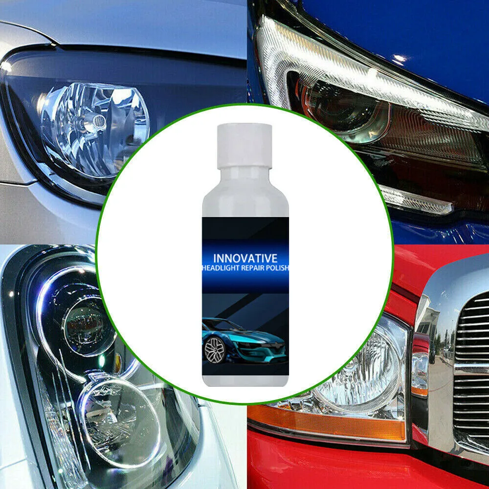 

Car Headlight Cover Len Restorer Repair Liquid Polish Cleaner Accessories 30ml Headlight Repair Fluid