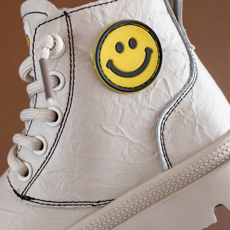 Удобные детские ботинки martin Сезон осень зима Стильная обувь для мальчиков и девочек От 7 до 16 лет Детские