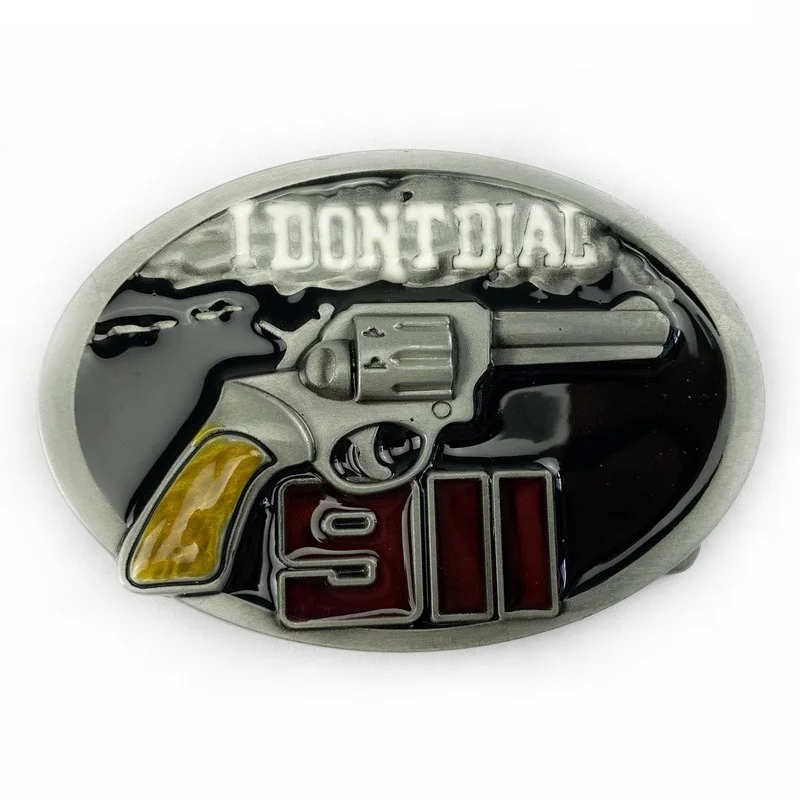 Стильный 3D пистолет Модель металлический ремень пряжка для мужчин и женщин