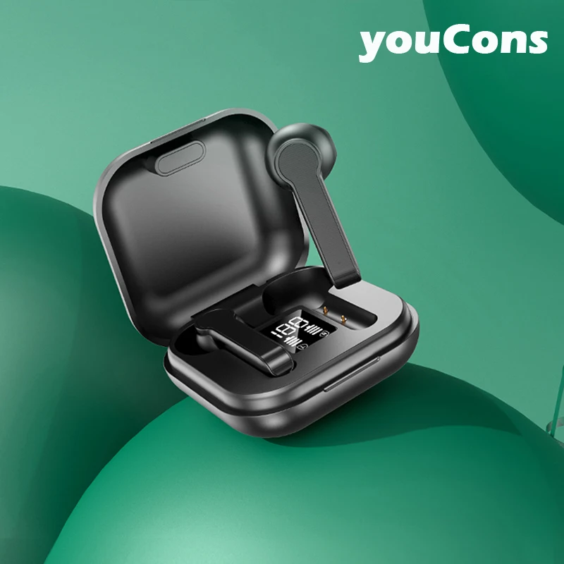 

Wireless Bluetooth Headphones Bluetooth Touch Control Earphone Waterproof Bass Stereo Hifi Headset Music Mic Earbuds For Phone