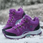 Качественные зимние женские походные ботинки UYOYU, уличные треккинговые кроссовки для тренировок, женская обувь большого размера 45 для осени и альпинизма