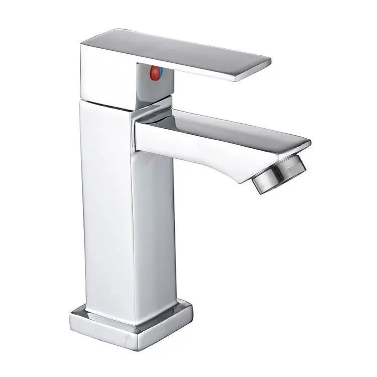 

Single cold basin faucet toilet washbasin single-hole tap alloy 4 points single cold four-sided basin tap