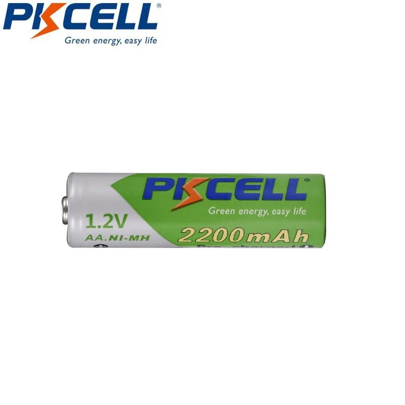 5 X PKCELL Battery AA Low Self-discharge Durable Ni-MH 1.2V 2200mAh Rechargeable 2A Batteries for remote control | Электроника