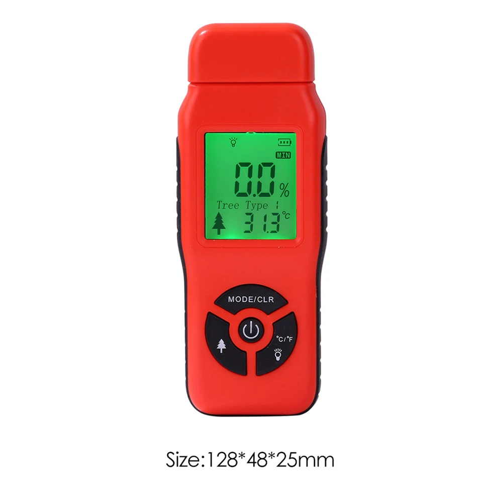

Digital Moisture Meter Detector Paper Tester Wood Firewood Concrete Drywall Wood Moisture Meter Digital Moisture Detector