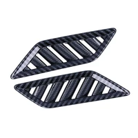 2pcs dashboard upper air vent trim frame left right carbon fiber style fit for mk8 2020 2021 dashboard air vent sticker