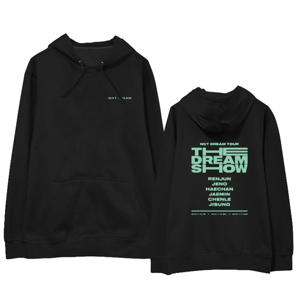 

New arrival NCT Dream concert The Dream Show Printed hoodies Sweatshirt Unisex Casual Clothes Hot Sale Kpops streetwear hooded