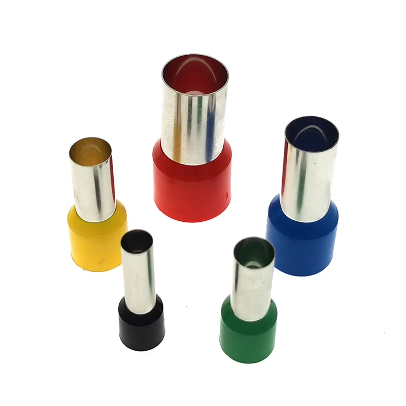 10/5 шт. светодиодные трубки изолированный конец шнура обжимных разъёмов