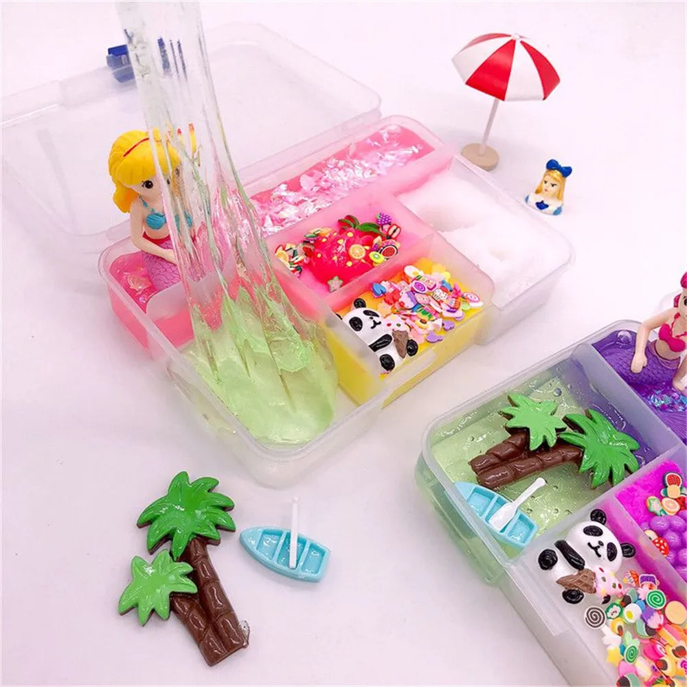 Детские очаровательные Slime мягкая глина для удаления слизи с кристаллами в грязи