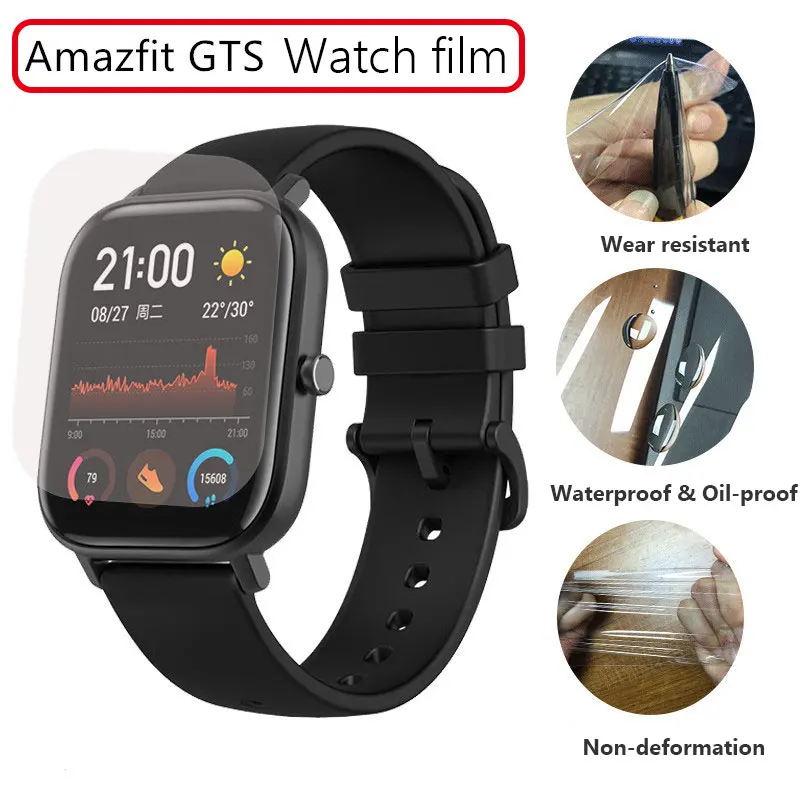 2 шт. мягкая защитная пленка для часов из ТПУ Для Xiaomi Huami Amazfit Bip GTS GTR 42 /47 Pace