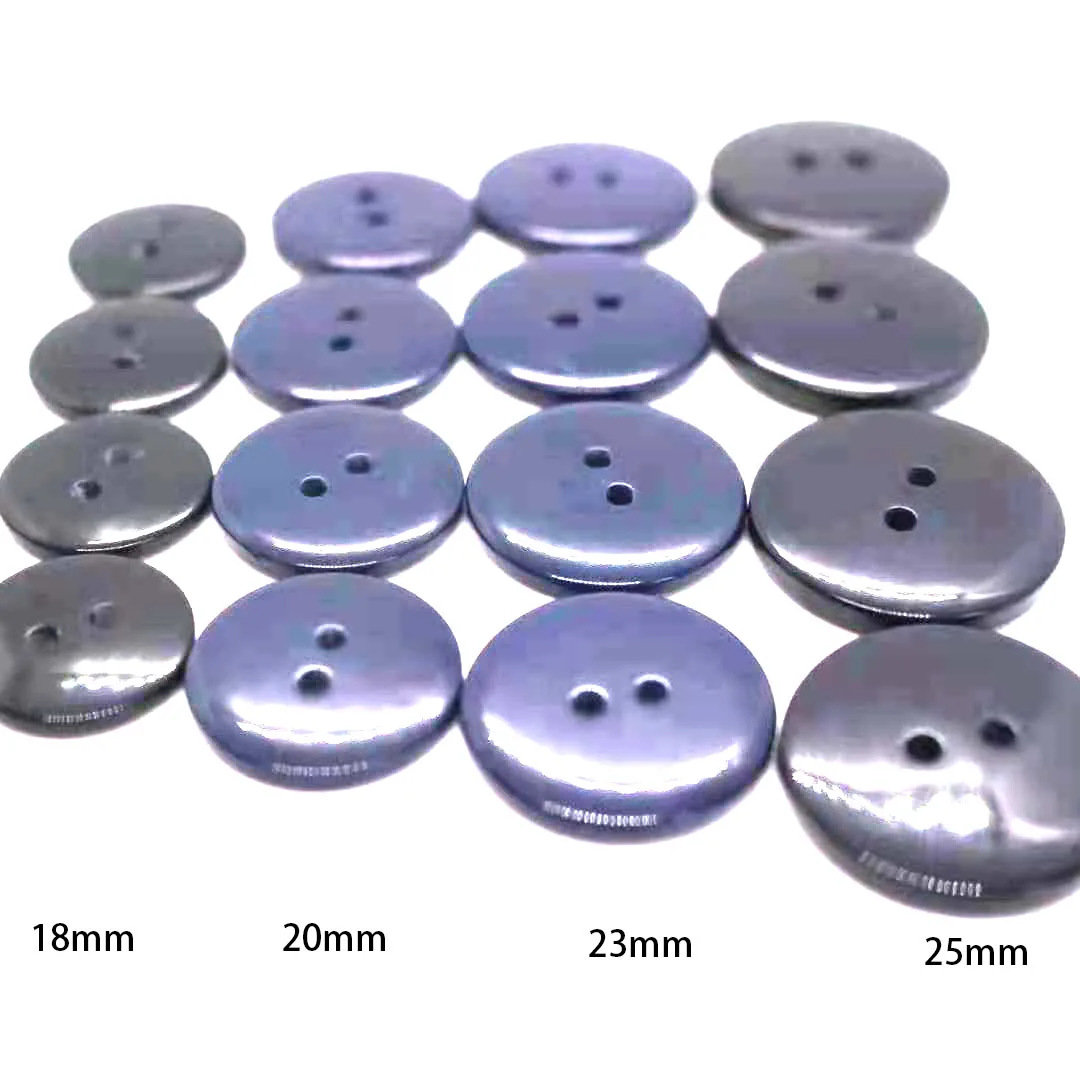 

100pcs 18mm/20mm/23mm/25mm 2-hole dark blue bread resin buttons for baby clothing pad buttons sewing accessoires