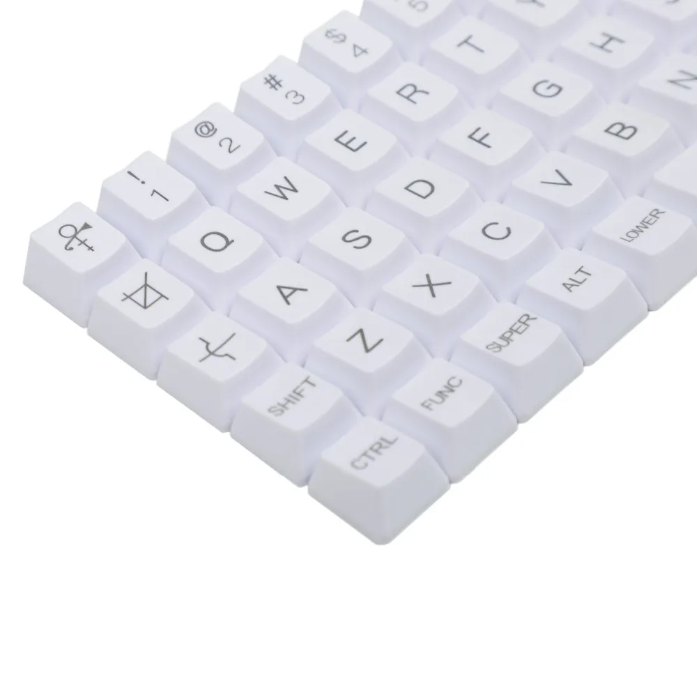 YMDK Planck Niu40 Preonic Keyset углеродный с лазерной гравировкой Топ принт OEM Keycap 1,5 мм толщина PBT