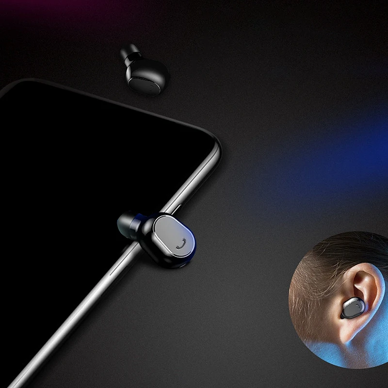 Новые мини Bluetooth наушники беспроводные одно ухо водонепроницаемые спортивные