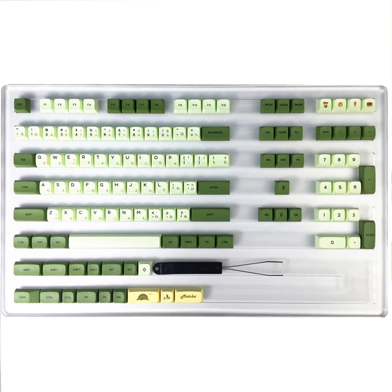Японский колпачок для ключа маття s Сублимация PBT русский корейский 125 клавиш