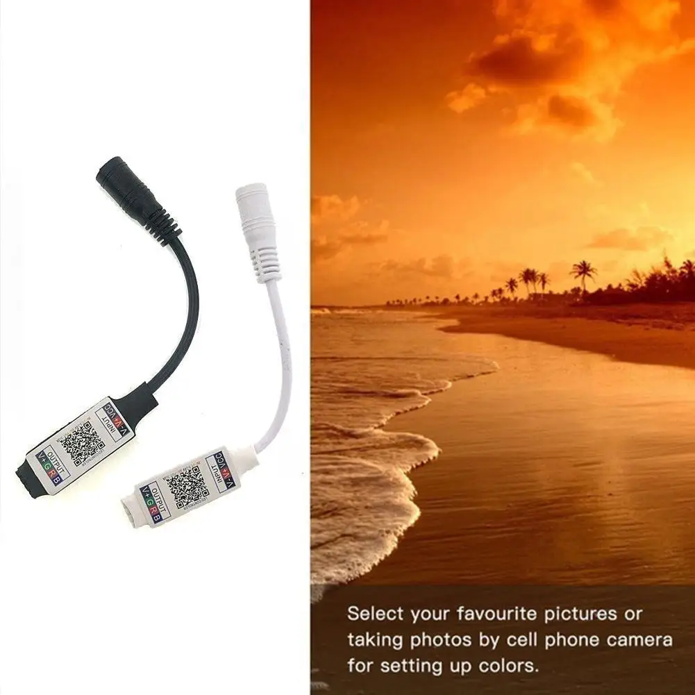 

Music Controller Wifi Mini RGB Bluetooth Master Chip Controller Strip Music Controller Light LED For RGB RGBW H1L7