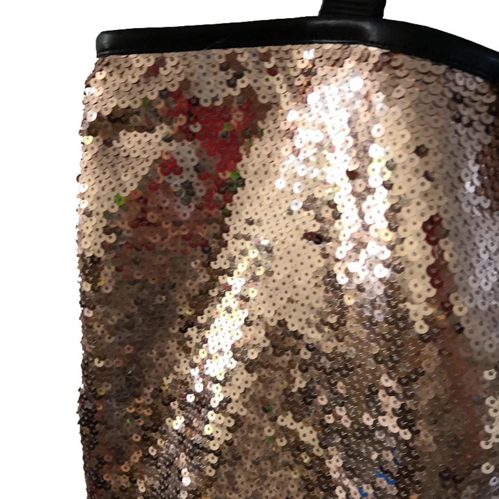 Tote Bag Women Sequins Colorful Shoulder Bags Princess Shopping Bags Bling Handle Bags Shoulder Messenger Handbags