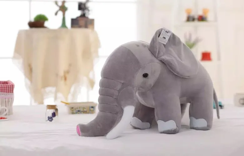 

45cm Lucky baby elephant plush toys Childrens toy elephant doll Stuffed animal Cartoon long nose baby elephant