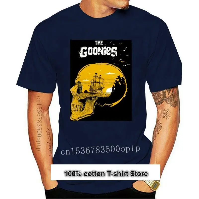 

Camiseta de compresión de Goonies para hombre, camisa de manga corta con cuello redondo, nueva moda de verano