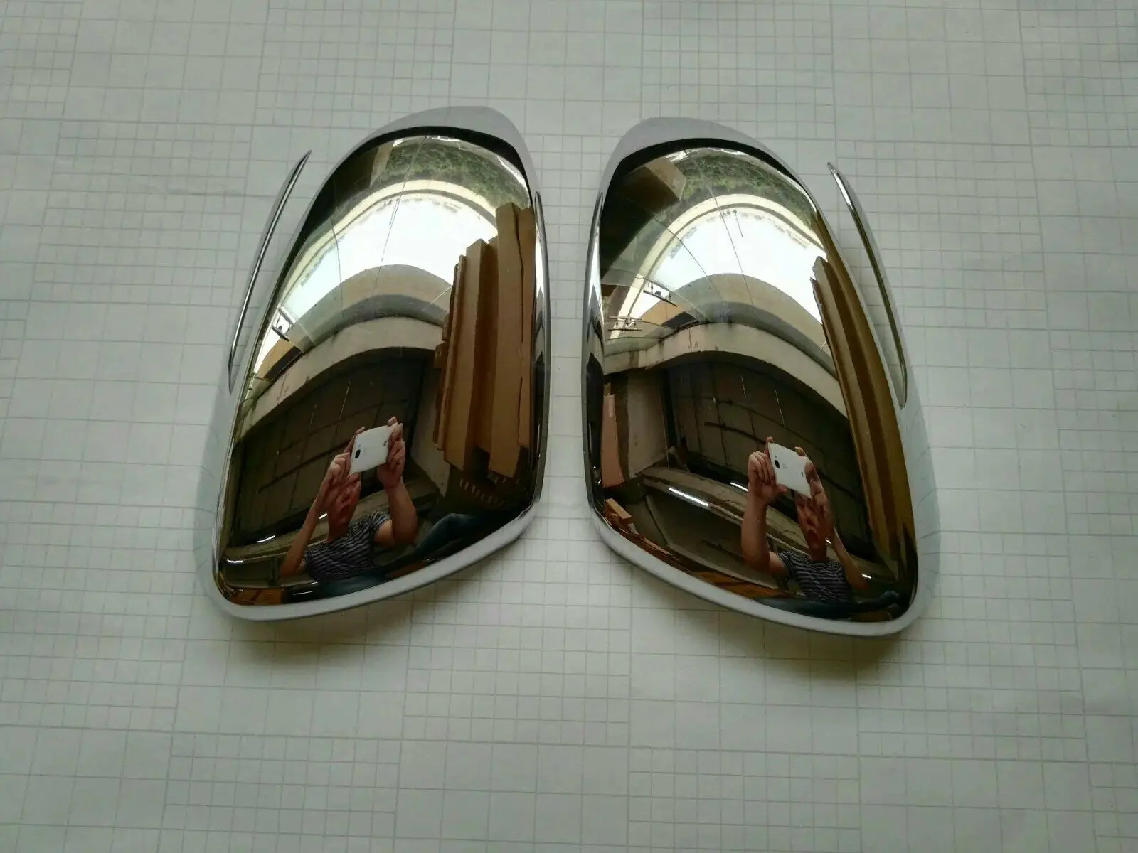 

2PCS ABS Chrome Side Mirror Trim Cover For Kia Sportage 2017-2020