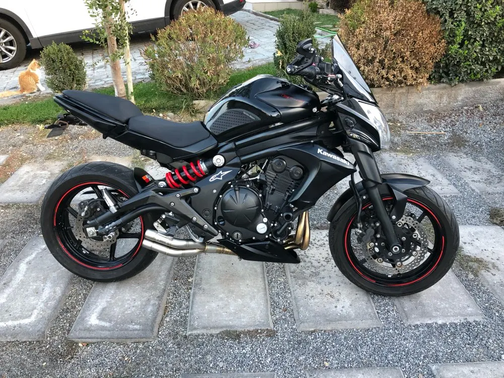 Для Honda Hornet Kawasaki 51 мм дБ убийца Двойной выход глушитель титановая труба Escape выхлопная система аксессуары мотоцикл