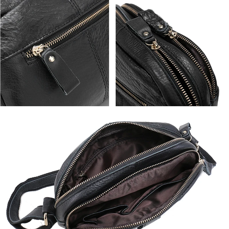 Nuleez Genuine Leather Casual Mini Handbag Small Crossbody Bag For Women Real Handle Bags Red Black Messenger Summer 5101 |