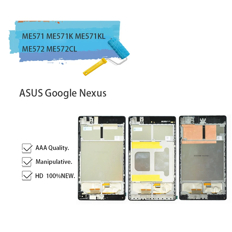 Для ASUS Google Nexus 7 2nd 2013 FHD ME571 ME571K ME571KL ME572 ME572CL K008 K009 ЖК-дисплей Дисплей кодирующий преобразователь сенсорного экрана в сборе