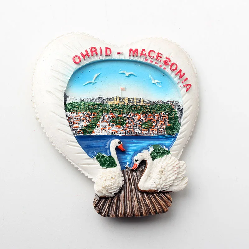 Горячая Распродажа Смола 3D магнит на холодильник Грузии Сицилия Македония